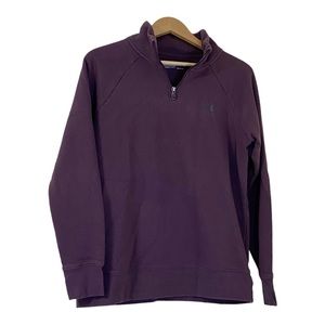 Sale! Under Armour Heat Gear Purple Pullover 1/4 Zip Top Size S